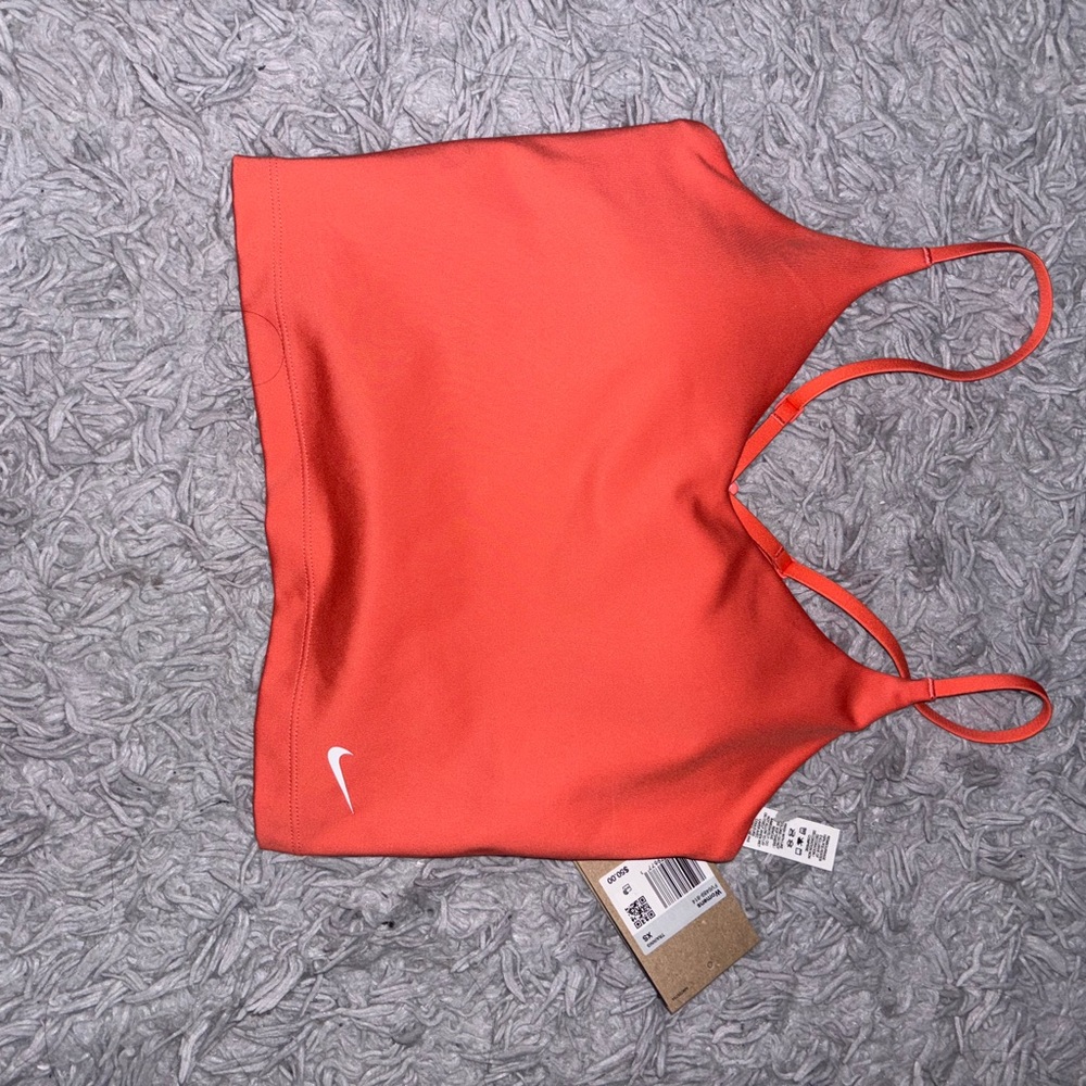 Nike Bright Orange Athletic Top